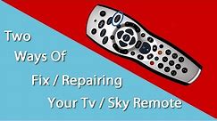 Two Ways To Fix Broken Sky Remote Cheap!