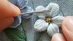 Easy 3D Flower Embroidery for Beginners