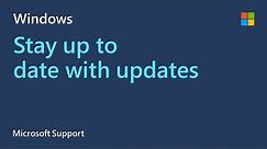 How to check for updates to Windows 10 | Microsoft