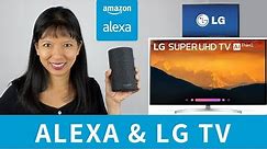 How to Setup Alexa with LG 4K Ultra HD Smart LED ThinQ TV