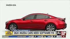 Mazda recalls over 262,000 vehicles to fix engine stall problem