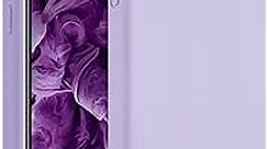 FireNova iPhone SE Case 2022/2020, iPhone 7 8 Case, Silicone Upgraded [Square Edges] & [Camera Protecion] Phone Case with Soft Anti-Scratch Microfiber Lining, 4.7 inch，Clove Purple