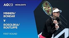 Minnen/Bondar v Rosolska/Routliffe Highlights | Australian Open 2023 Round 1