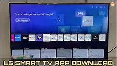 How To Application Download LG Webos Smart Tv 2023 || Lg Tv app Store Demo || With Internet Setting