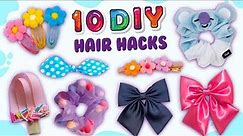 10 DIY Adorable Hair Pins and Scrunchies - Handmade Hair Accessories