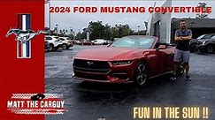2024 Ford Mustang Convertible Ecoboost review and drive. Is it worth it?