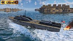 War Thunder Military Boat Gameplay｜USA Military Boat Battle｜4K 60FPS No Commentary