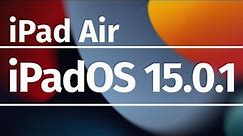 How to Update to iPadOS 15.0.1 - iPad Air