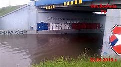 23.05.2019 r ok . 16.30 Cikowice - Stanisławice Droga pod wiaduktem zalana OSP wypompowywała wodę Byliśmy tuż przed rozpoczęciem akcji