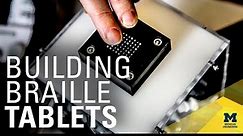 Holy Braille: Scientists developing Kindle-style tablet for the blind