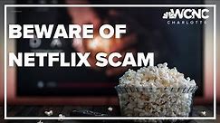 Beware of a Netflix smart TV scam