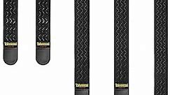 Trilancer Elastic Cinch Straps with Anti-Slip Strips, 3 Size Combo(5-Pack) Heavy Duty Hook and Loop Storage Straps for Extension Cords, Cables, Ropes, Hoses, Bike, RV, Pant Garters,Garage Organization