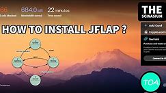 JFLAP||how to install JFLAP in windows 10||How to use JFLAP?