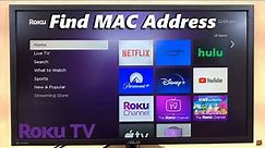 How To Find Roku TV MAC Address
