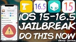 iOS 15.0 - 16.5 JAILBREAK (A12+): DO THIS NOW If You Wanna Jailbreak Soon, Before Apple Patches It!