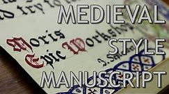 Medieval Style Manuscript - Making of
