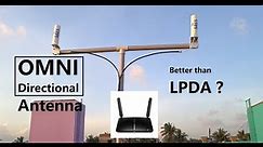 Omni-directional & YAGI antennas | Setup of Omni | For your 4G modem | Part 1