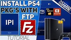 (EP 19) How to Install PS4 PKG's via FTP (9.00 or Lower)