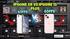 IPHONE XR VS IPHONE 15 PLUS 1v1 BATTLE 60 FPS VS 60FPS
