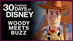 Woody Meets Buzz Lightyear | Toy Story | Freeform