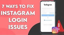How to fix Instagram Login Issues | Can't login to Instagram