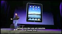 Apresentação iPad - Steve Jobs