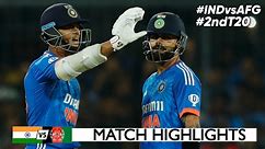 India vs Afghanistan 2nd T20 Cricket Match Full Highlights Cricket Live Highlights 14/1/2024