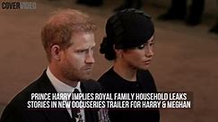 Prince Harry implies Royal Family household leaks stories in new docuseries trailer