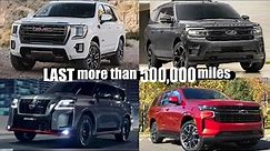 Top 10 Most Reliable SUVs of 2022 -2023 | That Will LAST more than 500,000 miles