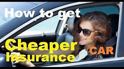 TOP 10 Tips for CHEAPER CAR INSURANCE - 2022 - How to get Lower Auto Insurance Rates