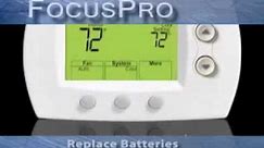 Honeywell FocusPro Battery Replacement