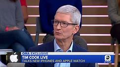 Apple CEO Tim Cook defends pricing of new iPhones