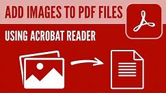 Add image or logo in a PDF file (Acrobat Reader)