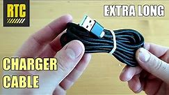 Extra Long Cell Phone Charger Cable for Micro USB Cord Powered Devices