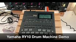 Yamaha RY10 Drum Machine / Rhythm Programmer (1992) Demo