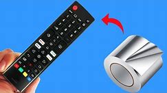 A piece of aluminum foil and fix all the remote controls in your house! How to Remote controls Easy