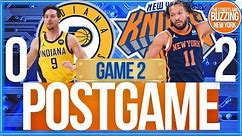 KNICKS LEAD 2-0 PACERS Brunson Knight Rises, DiVincenzo reigns in Gotham, OG Hammy, Game 2 Playoffs