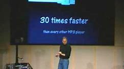 Steve Jobs Presentation - The First iPod Introduction