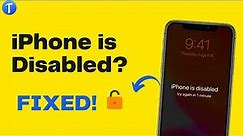 [2023]How to Unlock a Disabled iPhone without iTunes