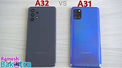 Samsung Galaxy A32 vs Galaxy A31 SpeedTest and Camera Comparison