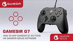 How to map GameSir G7 buttons via GameSir Nexus software