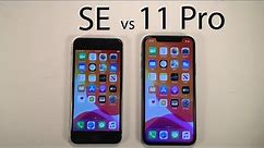 iPhone SE 2020 vs iPhone 11 Pro Speed Test