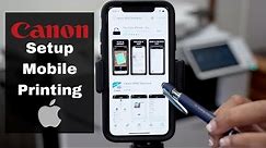 How To Setup Mobile Printing for iPhone On Canon Copiers