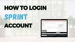 Login Sprint Account
