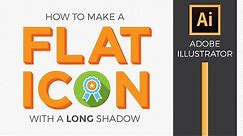 Adobe Illustrator How to make a Flat Icon Tutorial - Graphic Design How to