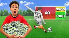 Every Time You Score, Kid Ronaldo Wins $100