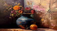 How I Paint Still Life Just By 4 Colors Oil Painting Still Life Step By Step 88 By Yasser Fayad
