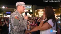 Soldier's secret homecoming wasn't his only surprise