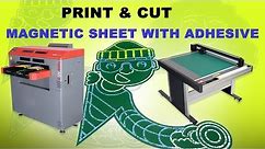 PRINT AND CUT MAGNETIC SHEET WITH ADHESIVE