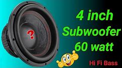 Starfar 4 inch subwoofer unboxing // Best quality //Make in india